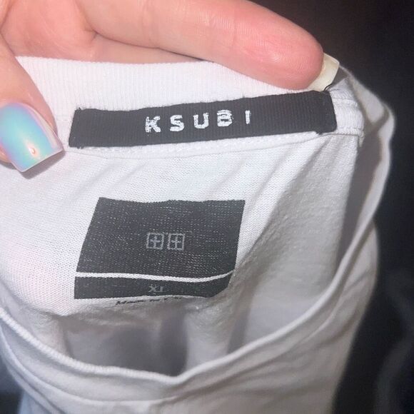 ✨Ksubi 4 X 4 Biggie Ss Sz XL Tee Optic White✨ - Picture 10 of 14